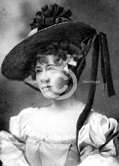 Marie Tempest, British actress, 1903.Artist: Biograph Studio