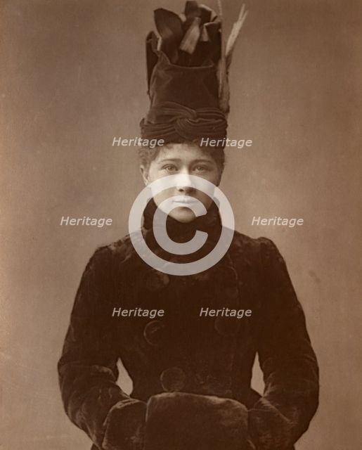 Marie Tempest, British actress and singer, 1888.  Artist: Ernest Barraud