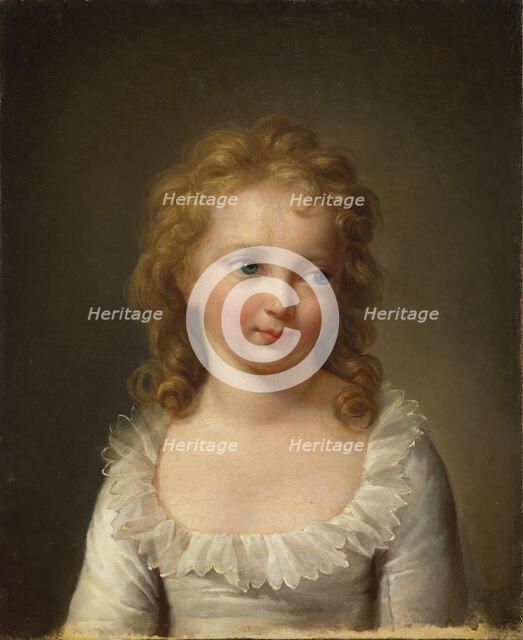 Marie Thérèse Charlotte of France, called Madame Royale (1778-1851), 1794. Creator: Kucharski, Alexandre (1741-1819).