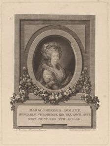 Marie-Thérèse, Holy Roman Empress, 1792. Creator: Jacob Adam
