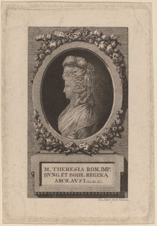 Marie-Thérèse, Holy Roman Empress. Creator: Jacob Adam