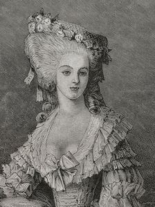 Marie Thérèse Louise of Savoy, (1749-1792), Princess de Lamballe, French aristocrat, 1876. Creator: Unknown