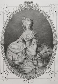 Marie Thérèse Louise of Savoy, (1749-1792), Princess de Lamballe, French aristocrat, 1876. Creator: Unknown