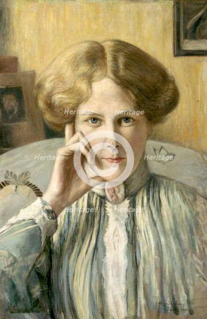 Marie von Heiroth, 1904. Creator: Hugo Simberg.