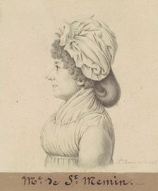 Marie-Victoire Févret de Saint-Mémin, 1799. Creator: Charles Balthazar Julien Févret de Saint-Mémin