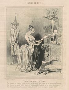Mariez-vous donc ... en chine, 19th century. Creator: Honore Daumier