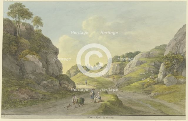 Marien valley near Eisenach, 1805. Creator: Georg Melchior Kraus.