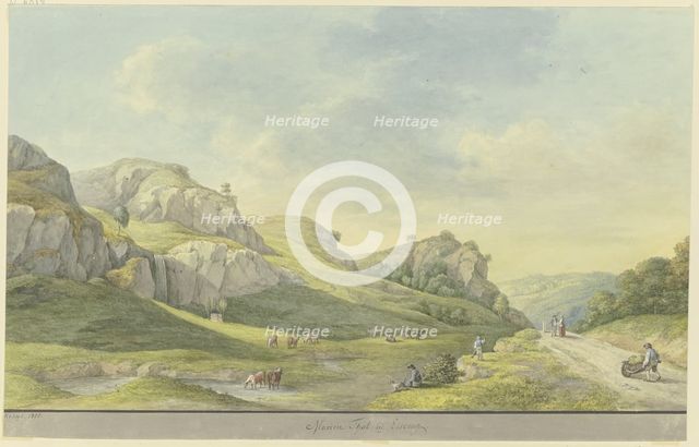 Marien valley near Eisenach, 1805. Creator: Georg Melchior Kraus.
