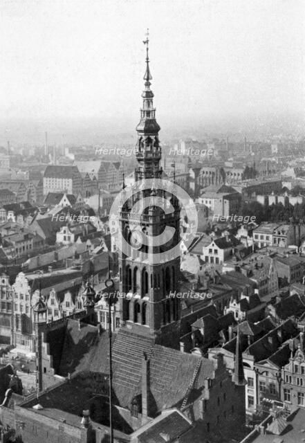 Marienkirche Church steeple, Germany, 1926. Artist: Unknown