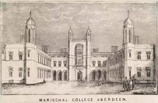 Marischal College, Aberdeen, c1830s-1860s. Creator: Unknown