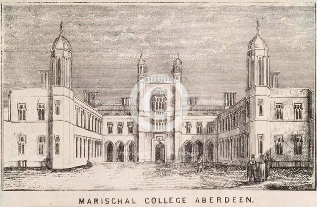 Marischal College, Aberdeen, c1830s-1860s. Creator: Unknown.