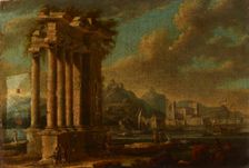 Maritime Landscape with Ruins, 2nd half of 18th century. Creator: Leonardo Coccorante