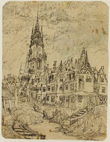 Maritime Village, n.d. Creator: Rodolphe Bresdin