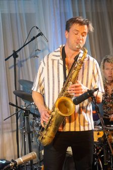 Marius Neset, Marius Neset Quartet, Watermill Jazz Club, Dorking, Surrey, Mar 2026. Creator: Brian O'Connor