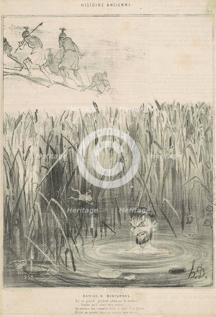 Marius à Minturnes, 19th century. Creator: Honore Daumier.
