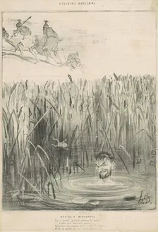 Marius à Minturnes, 19th century. Creator: Honore Daumier