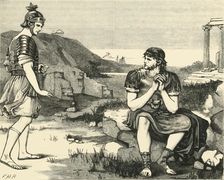 Marius Among the Ruins of Carthage 1890. Creator: Unknown