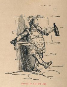 Marius in his Old Age 1852. Artist: John Leech