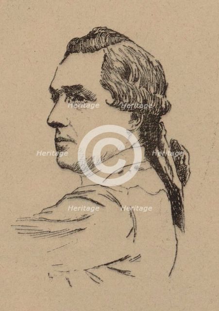 Marius Petipa (1818-1910) Portrait from the Program to Oper Tannhäuser by Richard Wagner. Paris, Thé