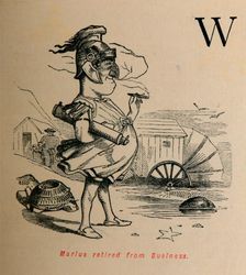 Marius retired from Business 1852. Artist: John Leech