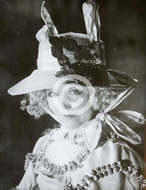 Mariya Babanova, Russian actress, 1923. Artist: Unknown