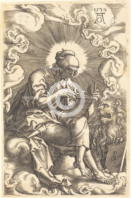 Mark, 1539. Creator: Heinrich Aldegrever.