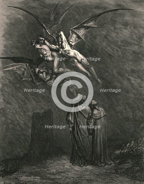 'Mark thou each dire Erynnis', c1890.  Creator: Gustave Doré.
