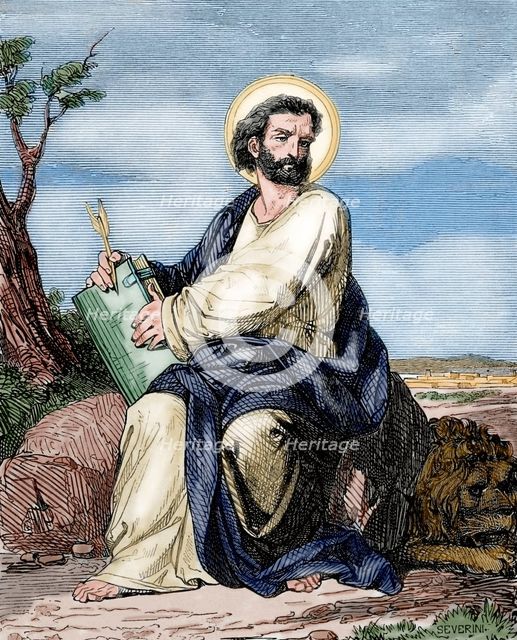 Mark the Evangelist, 1881.  Creator: Unknown.