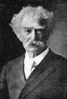 Mark Twain The greatest of all American humorists, 1923.Artist: Rischgitz Collection