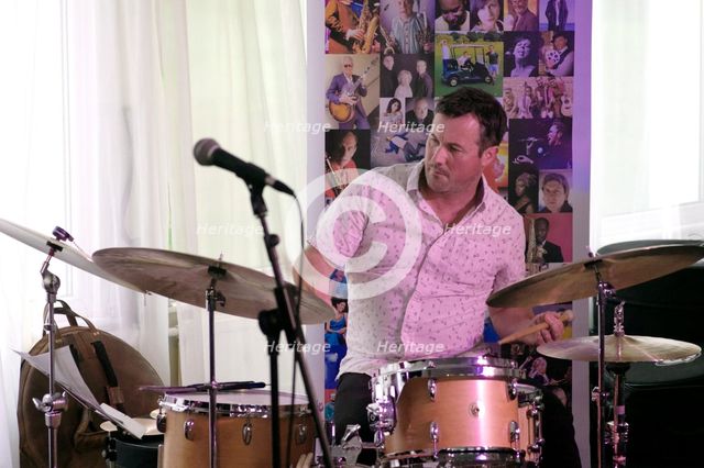 Mark Whitlam, Watermill Jazz Club, Dorking, Surrey, 2 July 2019. Creator: Brian O'Connor.