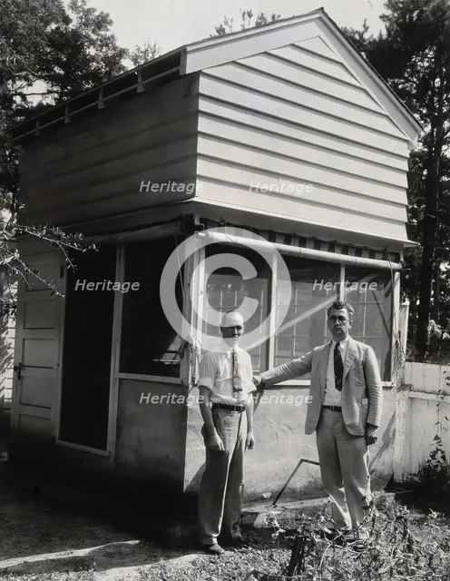 Mark Boyd and one unidentified man, c1940s. Creator: Unknown.