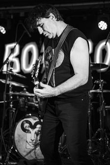 Mark Burgess, The Chameleons live at the Boileroom, Guildford, Surrey, July 2023. Creator: Annapaola Marchesani