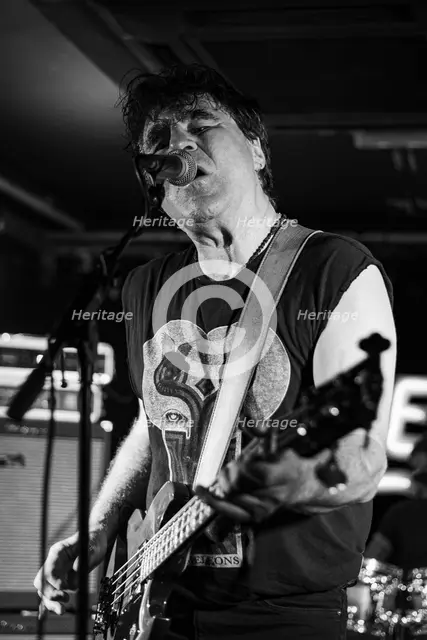 Mark Burgess, The Chameleons live at the Boileroom, Guildford, Surrey, July 2023. Creator: Annapaola Marchesani.