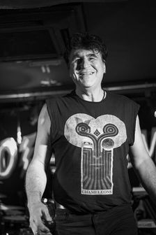 Mark Burgess, The Chameleons live at the Boileroom, Guildford, Surrey, July 2023. Creator: Annapaola Marchesani