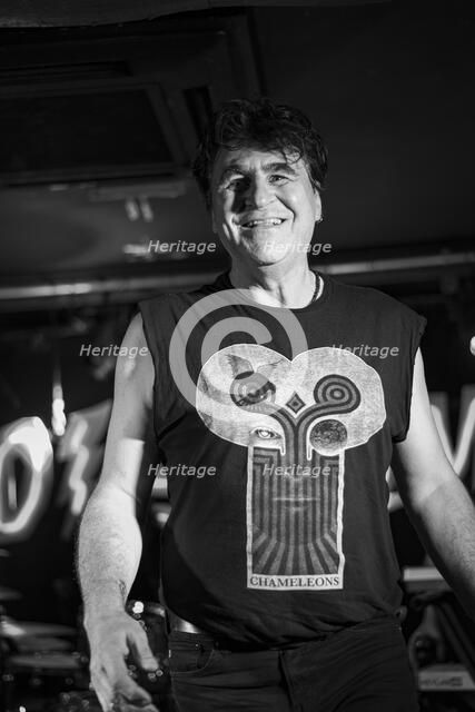 Mark Burgess, The Chameleons live at the Boileroom, Guildford, Surrey, July 2023. Creator: Annapaola Marchesani.