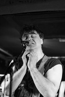 Mark Burgess, The Chameleons live at the Boileroom, Guildford, Surrey, July 2023. Creator: Annapaola Marchesani