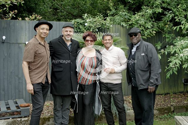 Mark Cherrie, Neville Malcolm, Sam Alexander, Shireen Francis, Dominic Grant, Three Horseshoes, 2021 Creator: Brian O'Connor.