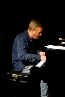 Mark Edwards, Mark Edwards Quartet, Verdict Jazz Club, Brighton East Sussex, 12 Feb 2023. Creator: Brian O'Connor