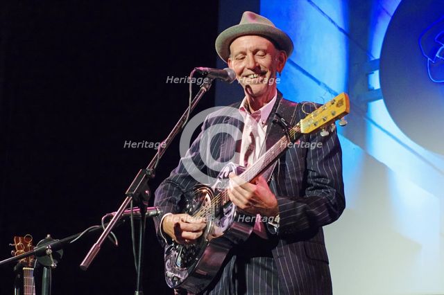 Mark Flanagan, Crawley Blues Club, Hawth, Crawley, West Sussex, 28 Sept 2019. Creator: Brian O'Connor.