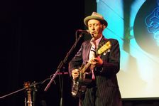 Mark Flanagan, Crawley Blues Club, Hawth, Crawley, West Sussex, 28 Sept 2019. Creator: Brian O'Connor