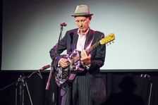Mark Flanagan, Crawley Blues Club, Hawth, Crawley, West Sussex, 28 Sept 2019. Creator: Brian O'Connor