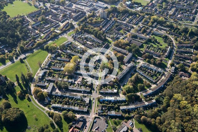 Mark Hall North housing estate, Harlow, Essex, 2018. Creator: Damian Grady.