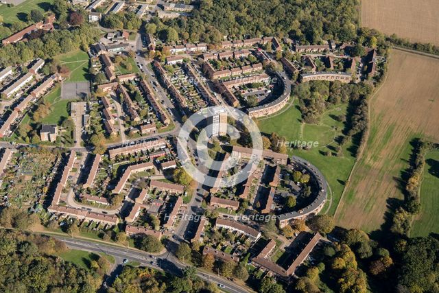 Mark Hall South housing estate, Harlow, Essex, 2018. Creator: Damian Grady.