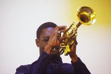 Mark Kavuma, Gary Crosby Sextet, National Jazz Archive, Loughton, Essex, October 2023. Creator: Brian O'Connor