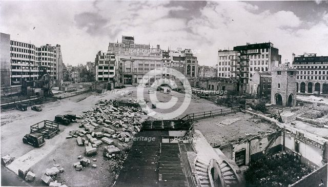 Mark Lane, London, 1945. Artist: Anon
