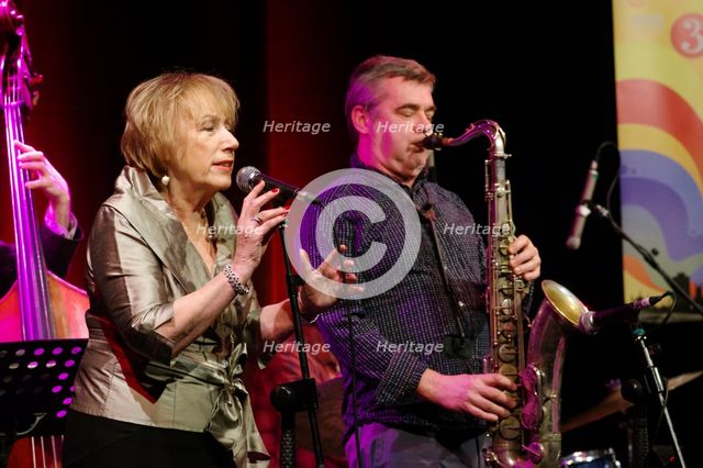 Mark Lockhart and Norma Winstone, Ropetackle Arts Centre, Shoreham, West Sussex, Jan 2016. Artist: Brian O'Connor.