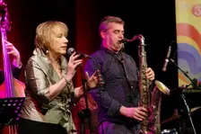 Mark Lockhart and Norma Winstone, Ropetackle Arts Centre, Shoreham, West Sussex, Jan 2016. Artist: Brian O'Connor