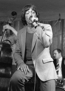 Mark Murphy, American jazz singer, Bass Clef, 1987. Artist: Brian O'Connor