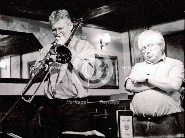 Mark Nightingale and Henry Lowther, Watermill, Dorking, Surrey, 2000. Artist: Brian O'Connor