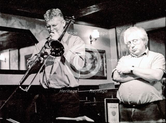 Mark Nightingale and Henry Lowther, Watermill, Dorking, Surrey, 2000. Artist: Brian O'Connor